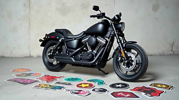 Transformez l'apparence de votre moto avec des stickers personnalisables