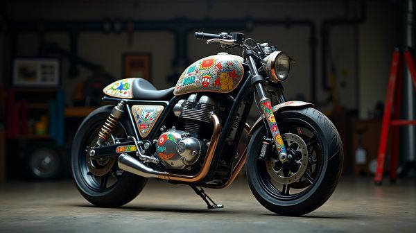 Transformez l'apparence de votre moto avec des stickers personnalisables